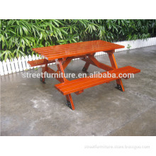 Solid wood picnic table set wooden outdoor table garden table